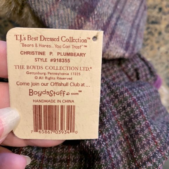 Boyds Bear Christine P. Plumbeary - 918355 - Picture 5 of 6